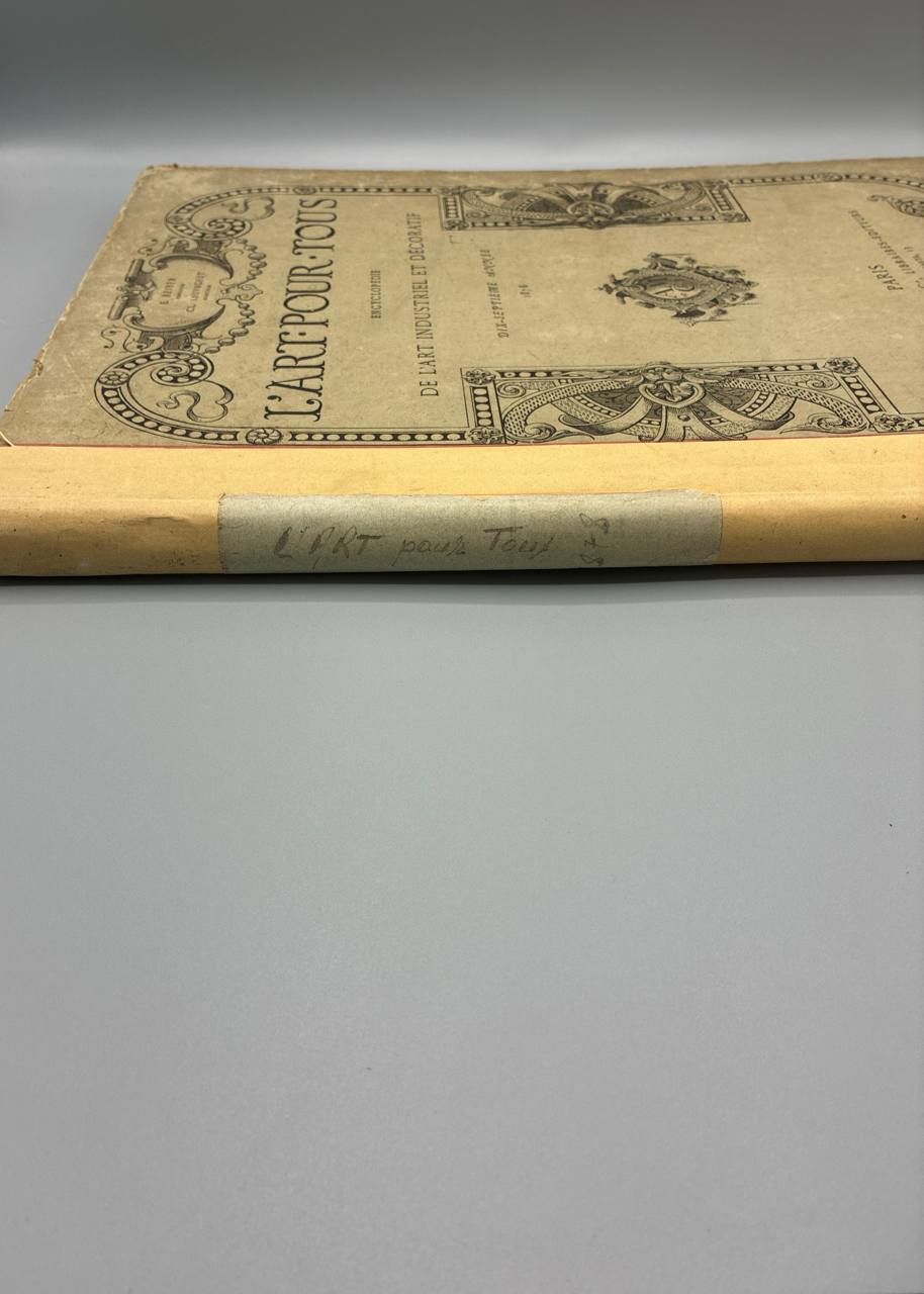 L'Art pour Tous – Encyclopédie de l'Art Industriel et Décoratif – Dix-Septième Année 1878