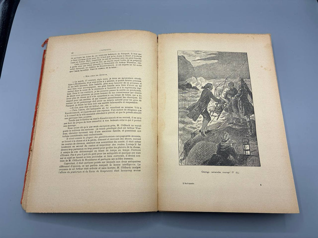 L'Antiquaire – Walter Scott – Éditions Casterman Paris Tournai
