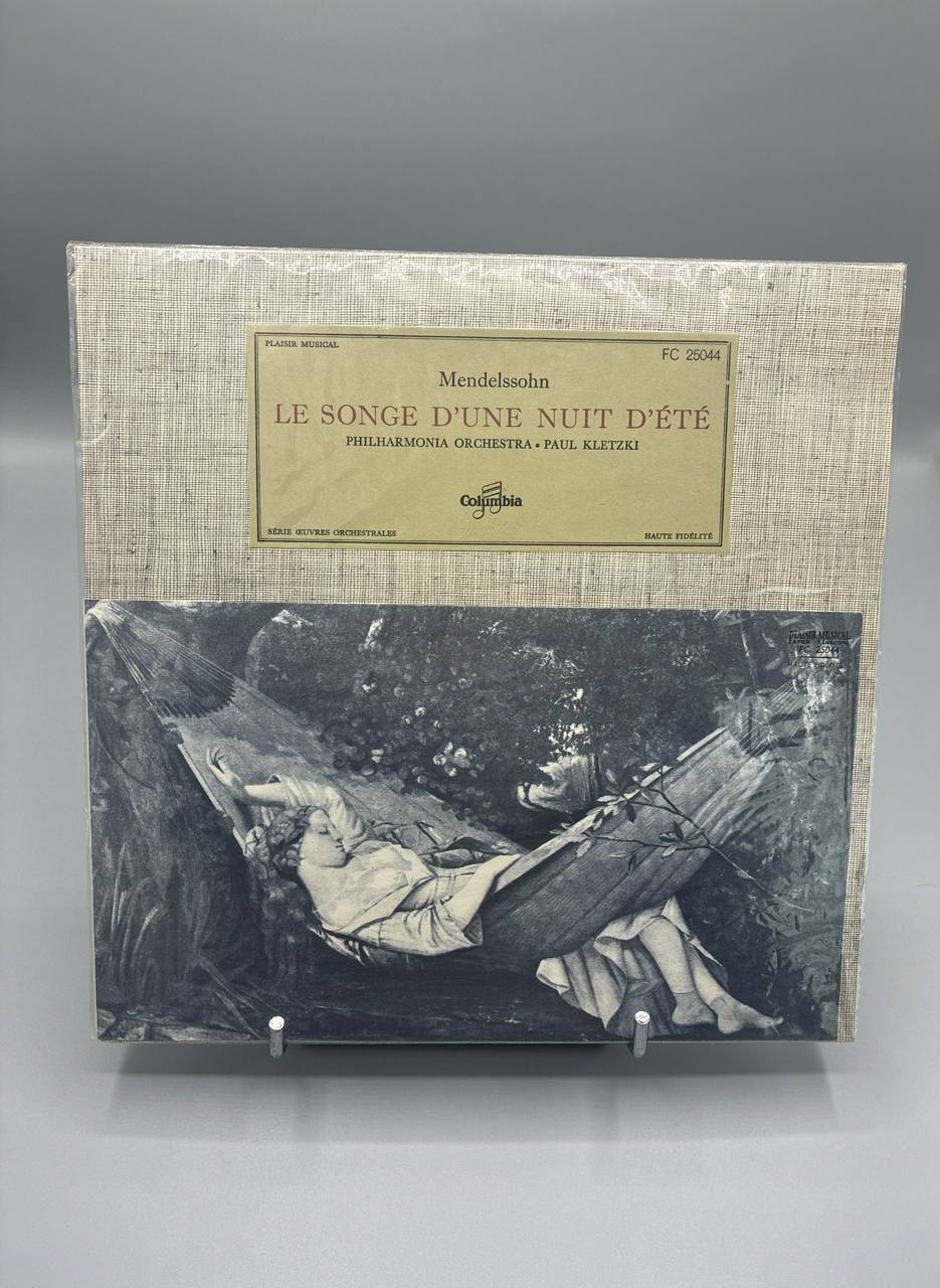 Vinyle ancien Mendelssohn – Le Songe d'une nuit d'été – Philharmonia Orchestra – Paul Kletzki – Columbia Haute Fidélité
