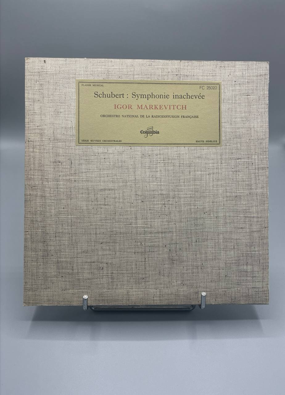 Vinyle ancien Schubert – Symphonie Inachevee – Igor Markevitch – Columbia Haute Fidelite