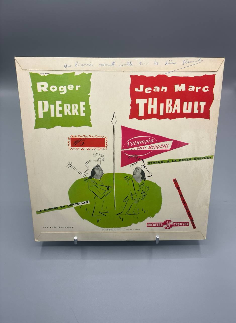 Roger Pierre et Jean-Marc Thibault – À l'Olympia – 25 cm Ducretet-Thomson