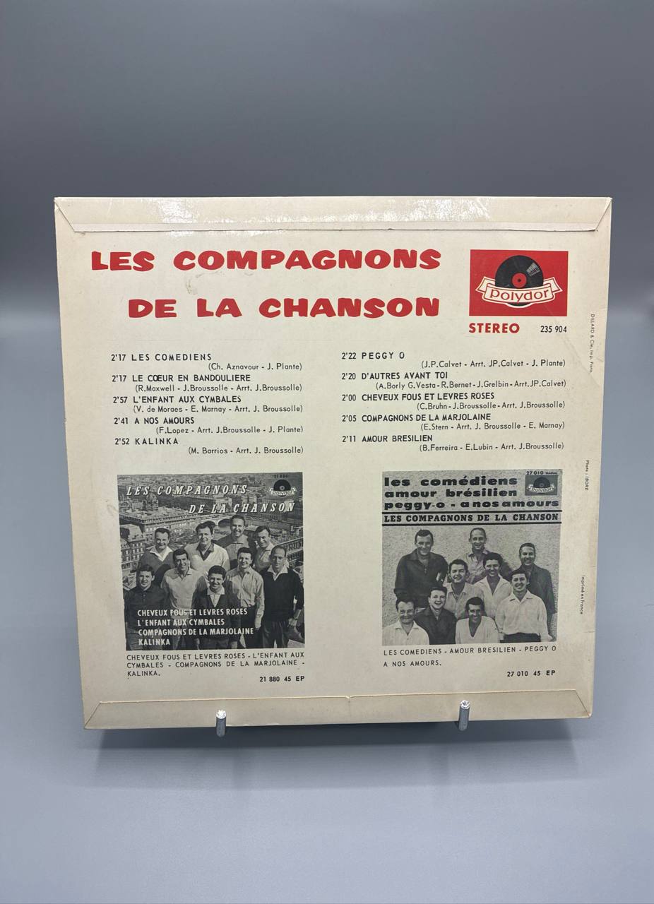 Les Compagnons de la Chanson – Les Comédiens, Kalinka – 25 cm Polydor Stéréo