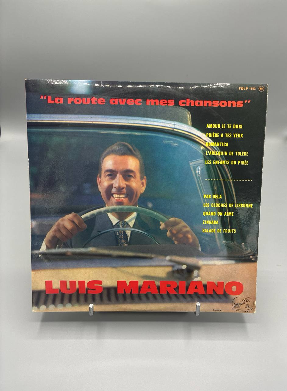 Rare LP Luis Mariano – La Route avec mes Chansons – Pathé FDLP 1103 – Années 60