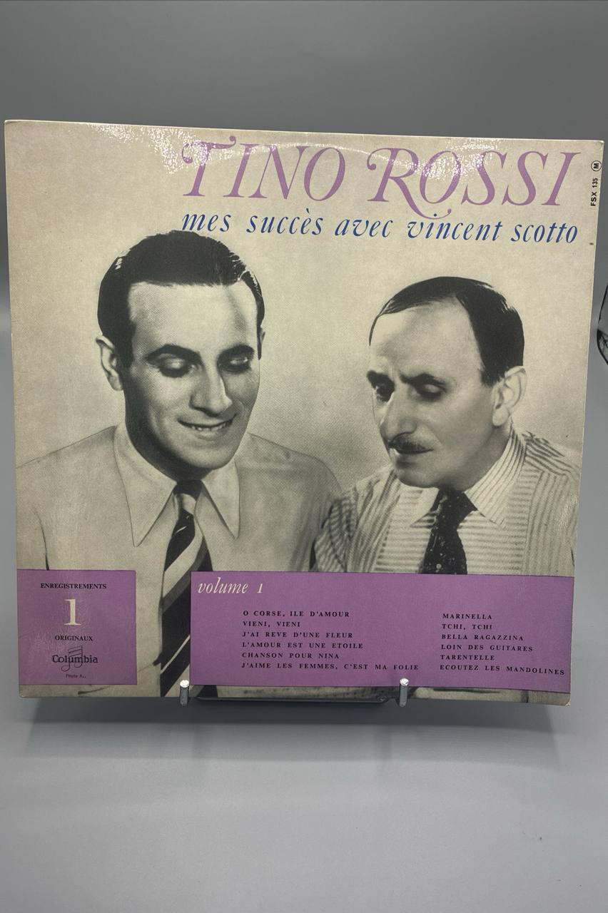Tino Rossi – Mes Succès avec Vincent Scotto Vol.1 – Marinella, Vieni Vieni – Columbia