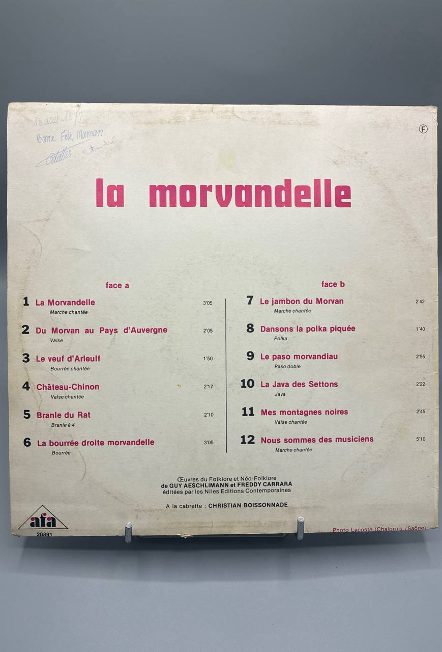 La Morvandelle – Guy Aeschlimann et ses Morvandiaux – Folklore du Morvan – AFA