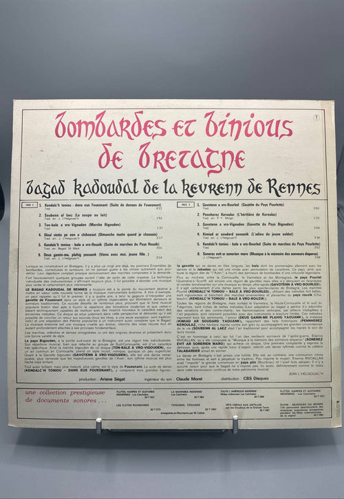 Bombardes et Binious de Bretagne – Bagad Kadoudal de la Kevrenn de Rennes – Arion
