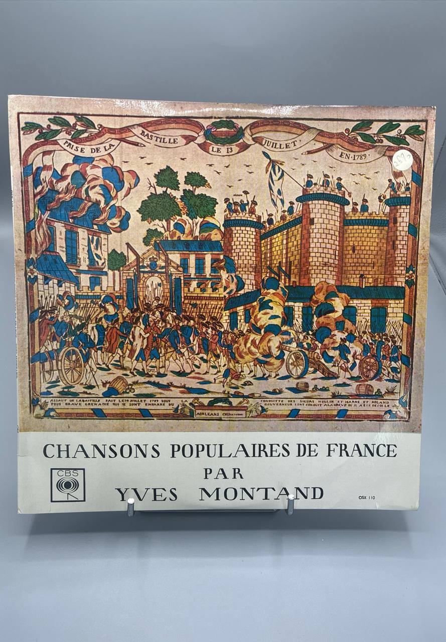 Vinyle 33T Yves Montand – Chansons Populaires de France