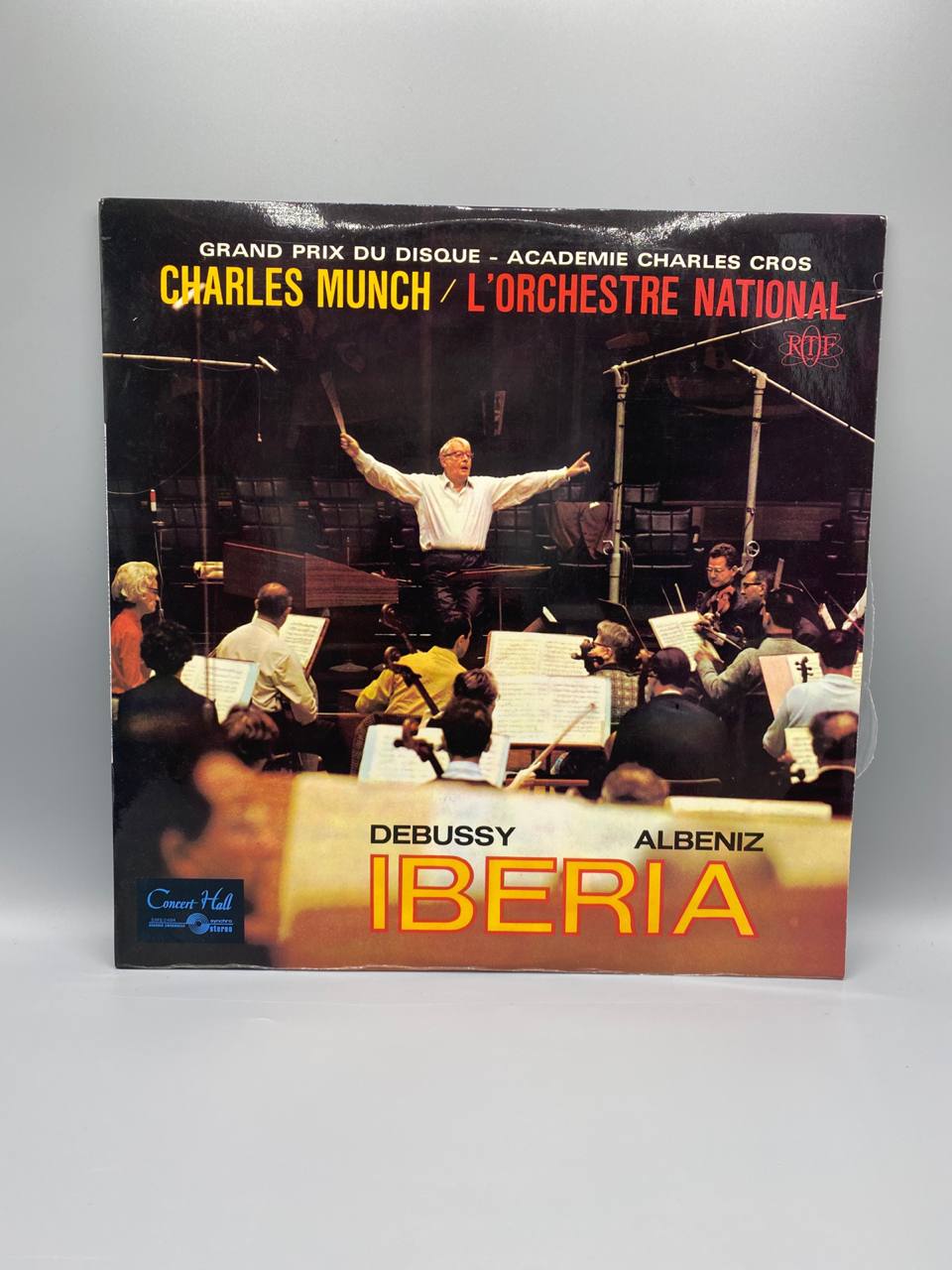IBERIA – Debussy / Albéniz – Charles Münch – Orchestre National O.R.T.F. – 33 tours Concert Hall
