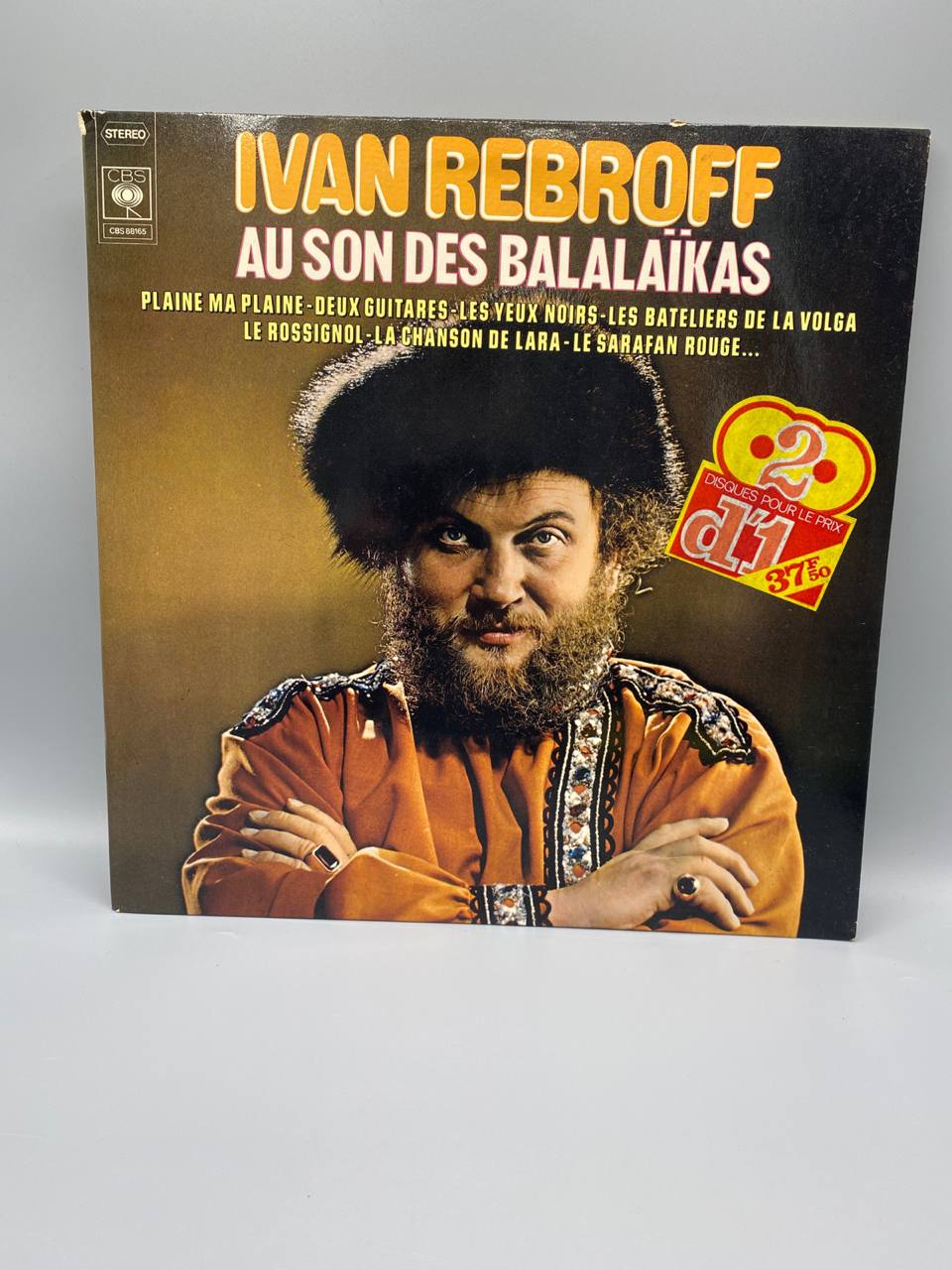 IVAN REBROFF – Au Son des Balaïkas – Double album CBS – Ensemble Balaïka Troïka