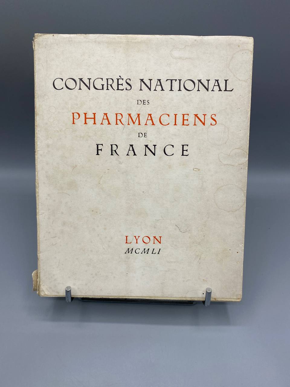 Congrès National des Pharmaciens de France – Programme illustré – Lyon, 1951