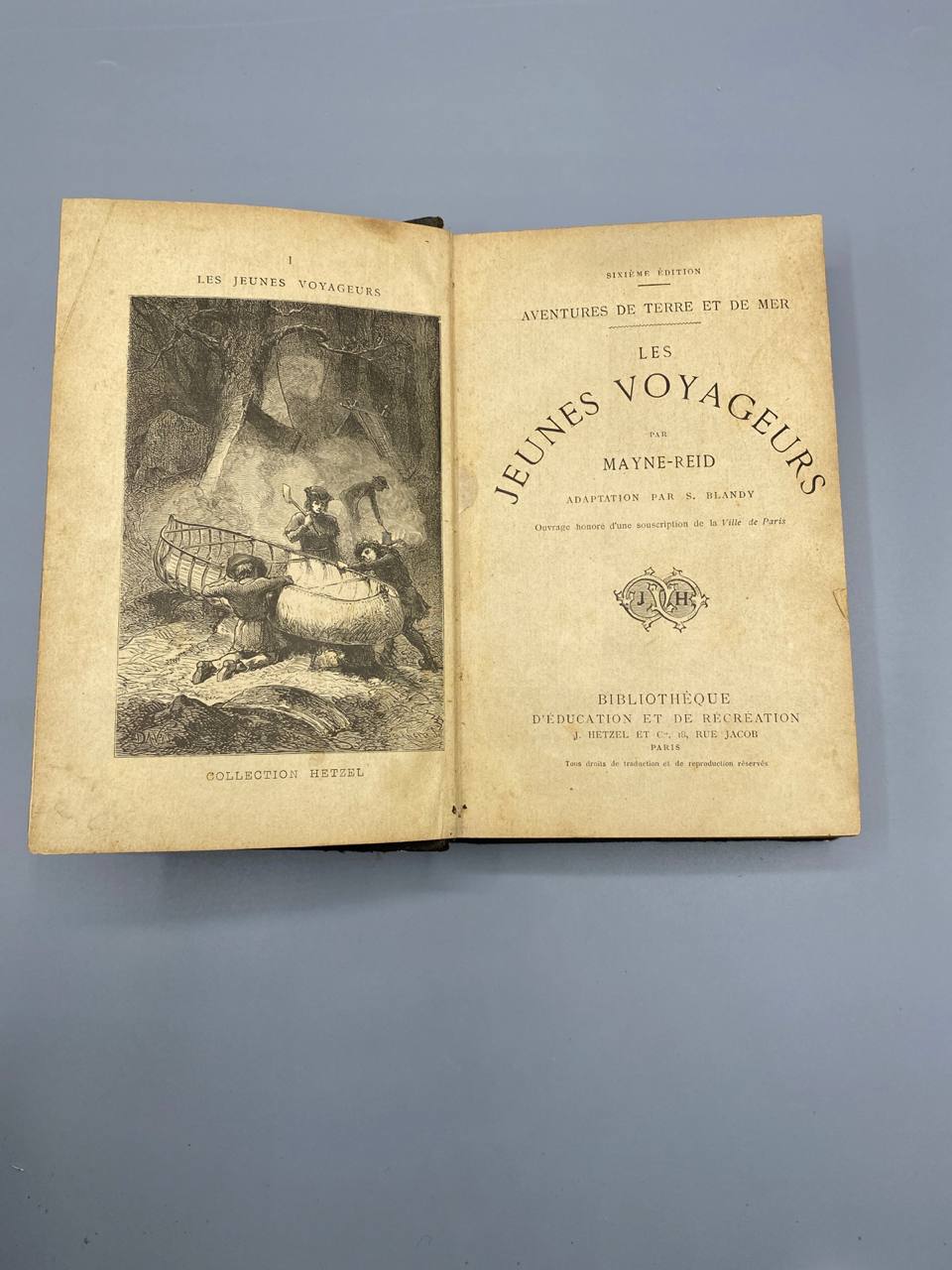Les Jeunes Voyageurs – Mayne-Reid – Collection Hetzel, sixième édition