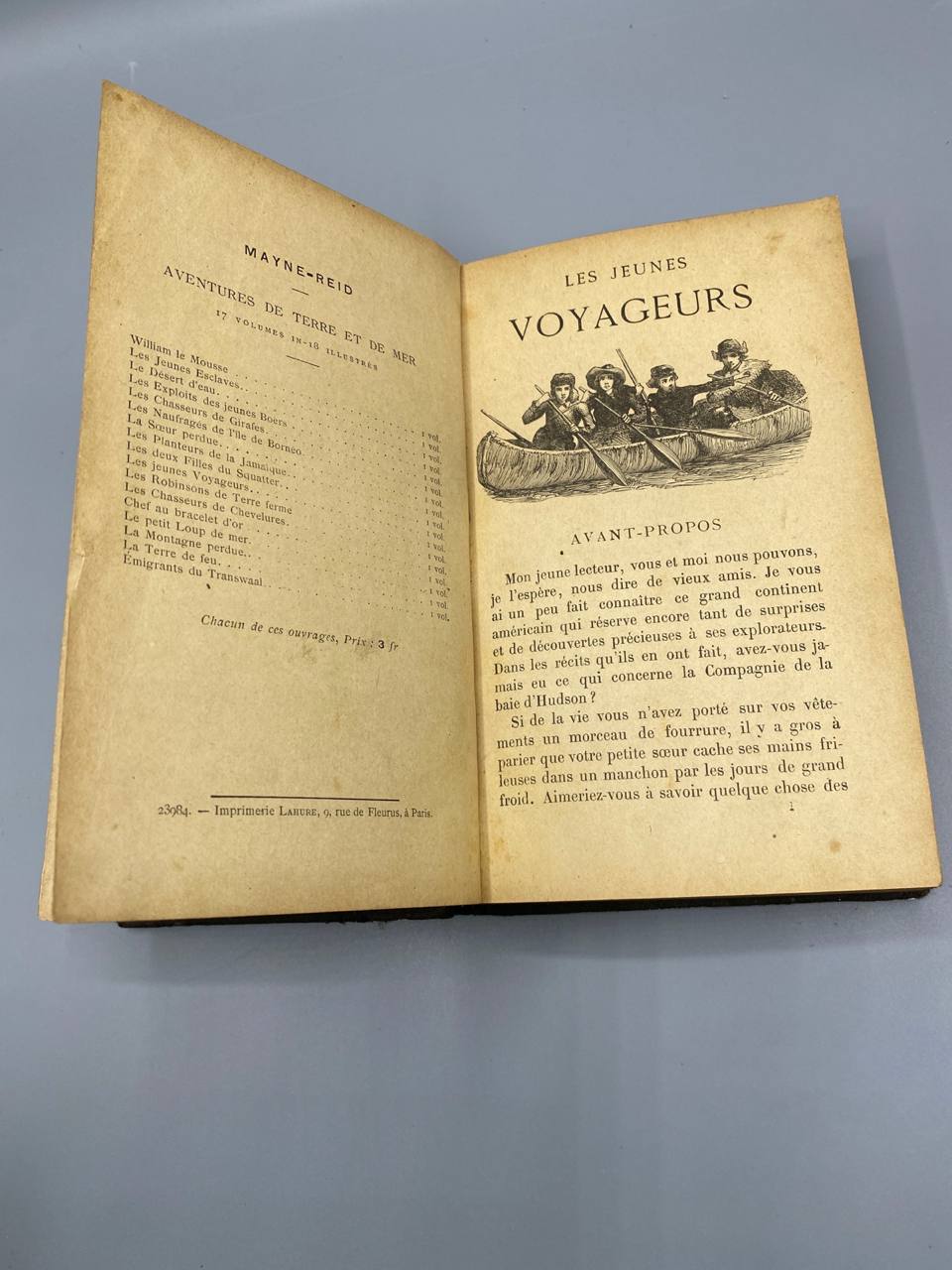 Les Jeunes Voyageurs – Mayne-Reid – Collection Hetzel, sixième édition