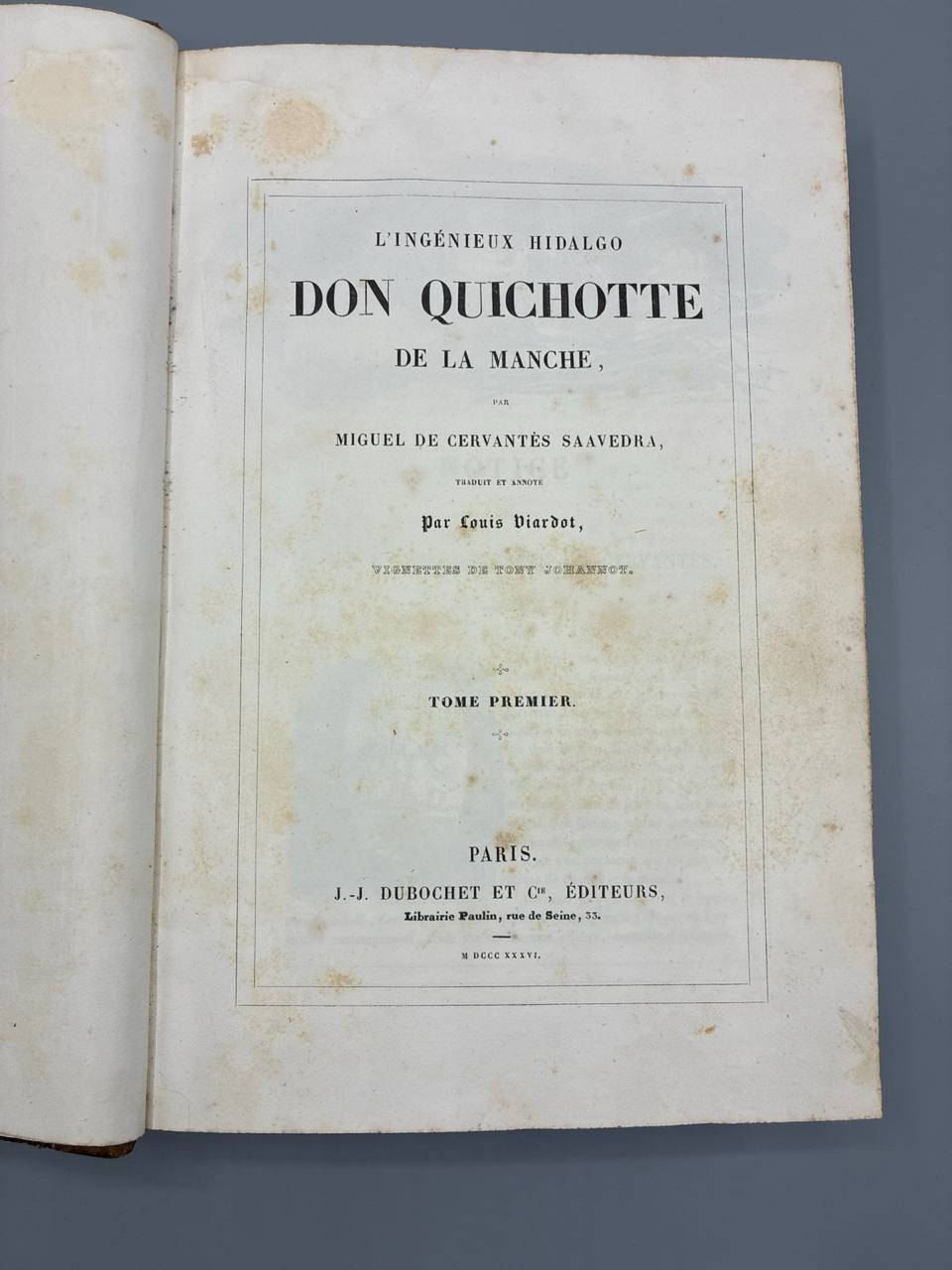 Don Quichotte de la Manche – Cervantes – Illustrations Tony Johannot – 1836