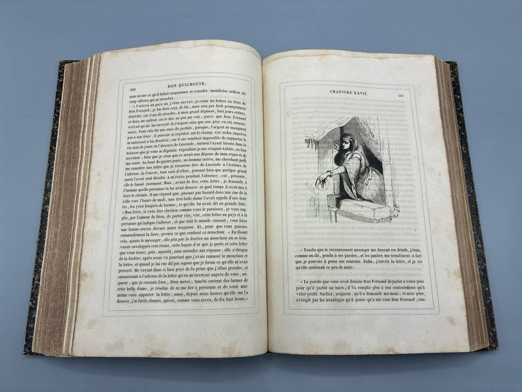 Don Quichotte de la Manche – Cervantes – Illustrations Tony Johannot – 1836