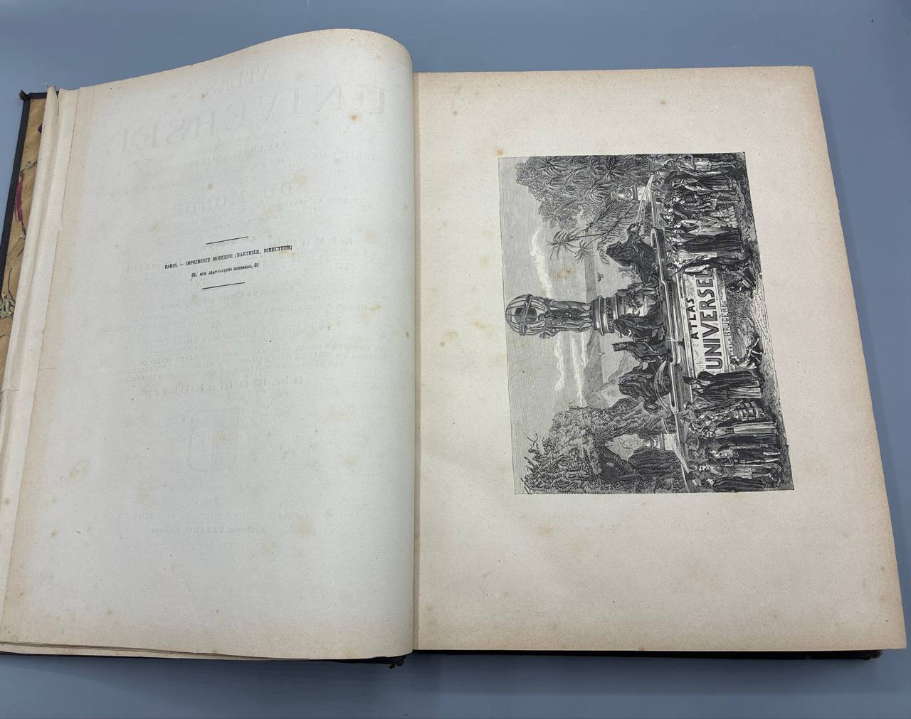 Atlas Universel de Geographie – F. de la Brugere et A. Baralle – Artheme Fayard, 1877