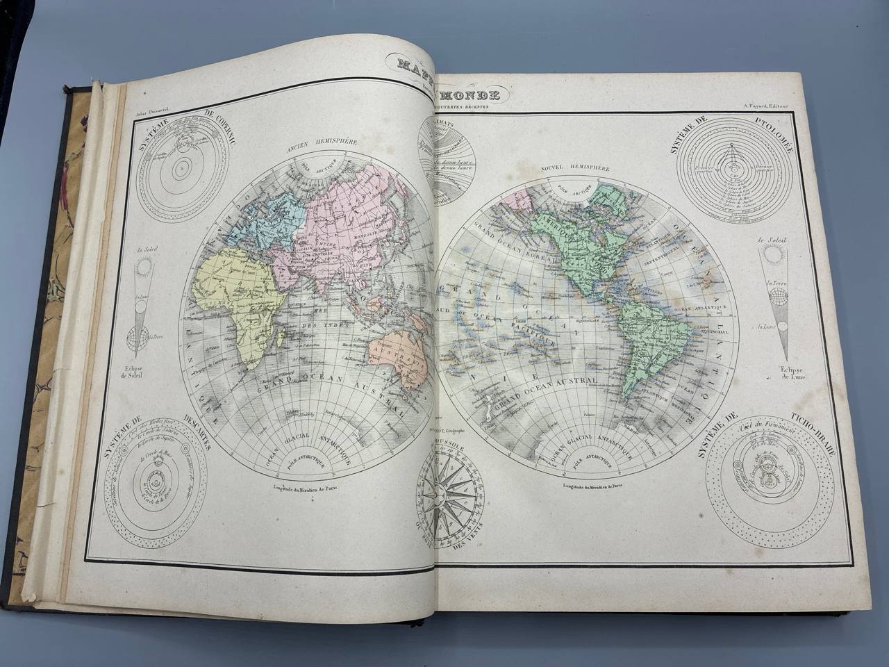 Atlas Universel de Geographie – F. de la Brugere et A. Baralle – Artheme Fayard, 1877