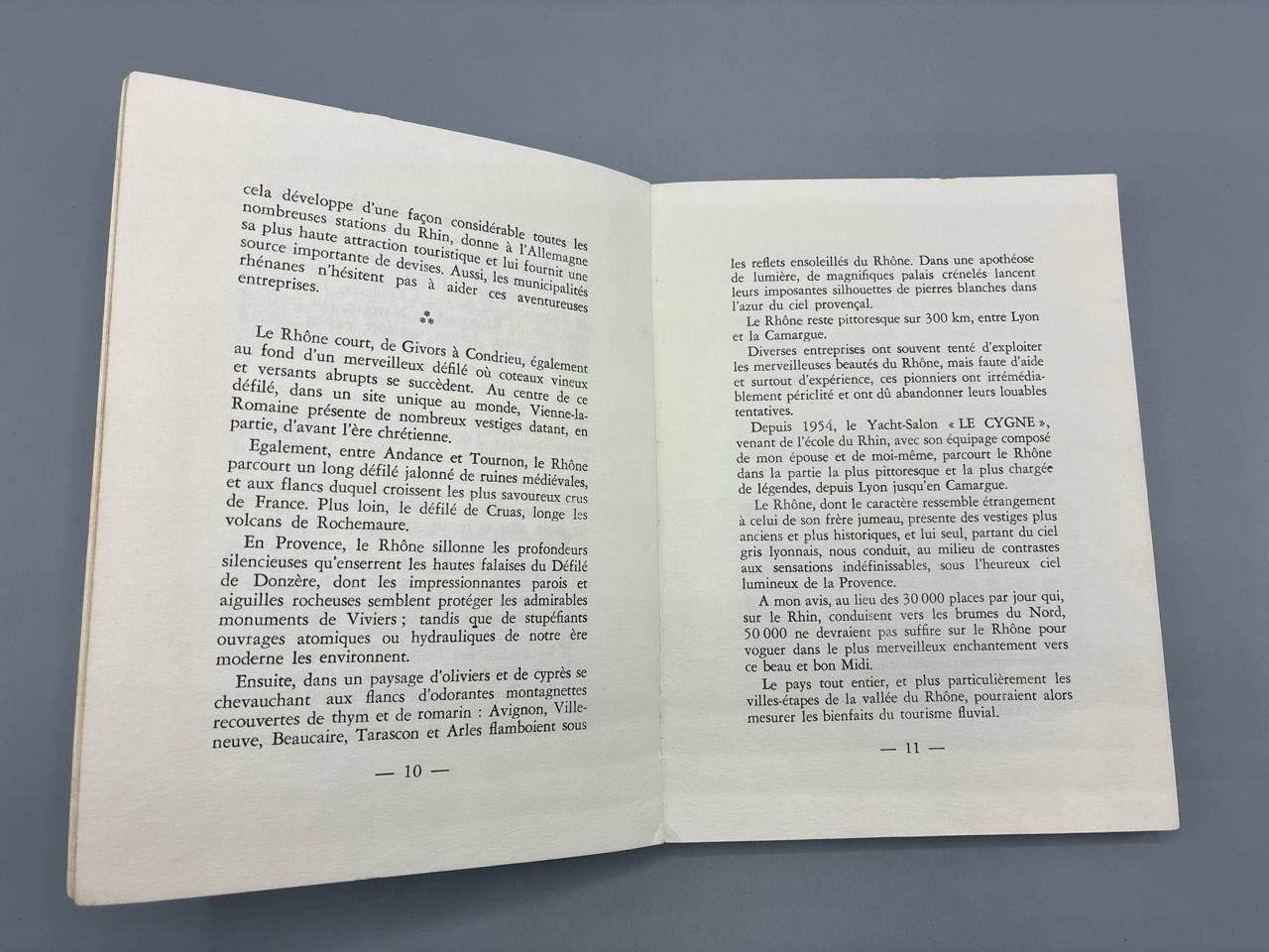 Bon Voyage au fil du Rhone – Marcel Couly – 3e edition revue et augmentee, 1970