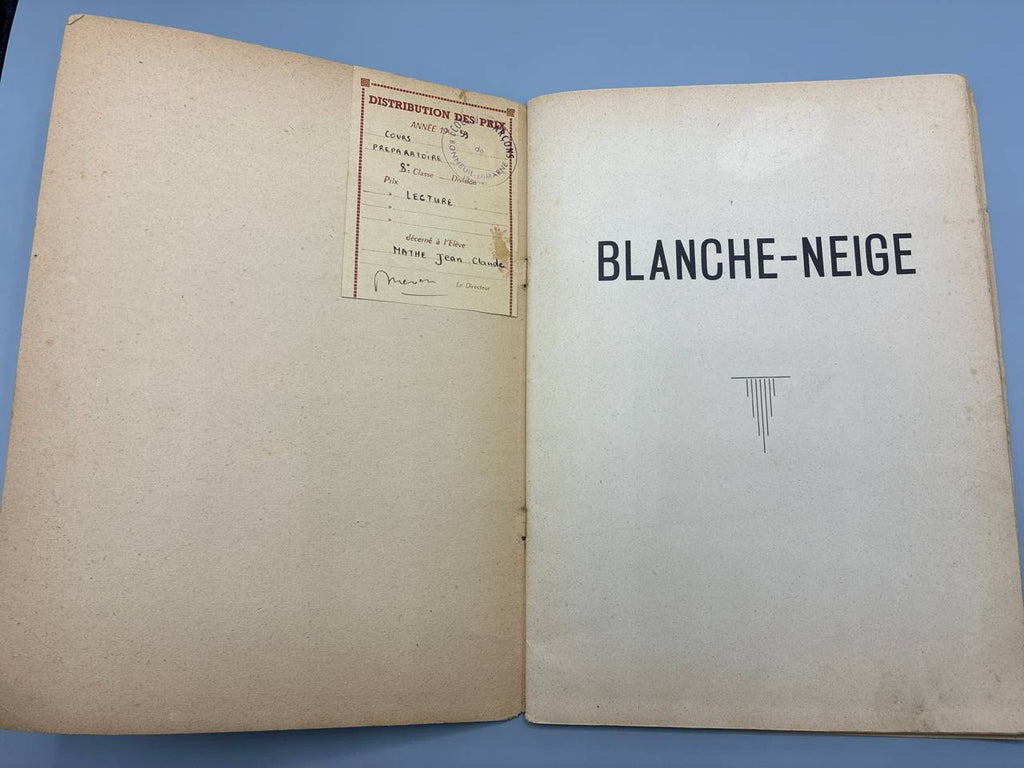 Blanche-Neige Conte de Grimm – D.I.L. Monte-Carlo – Imprimerie Nationale de Monaco, 1958