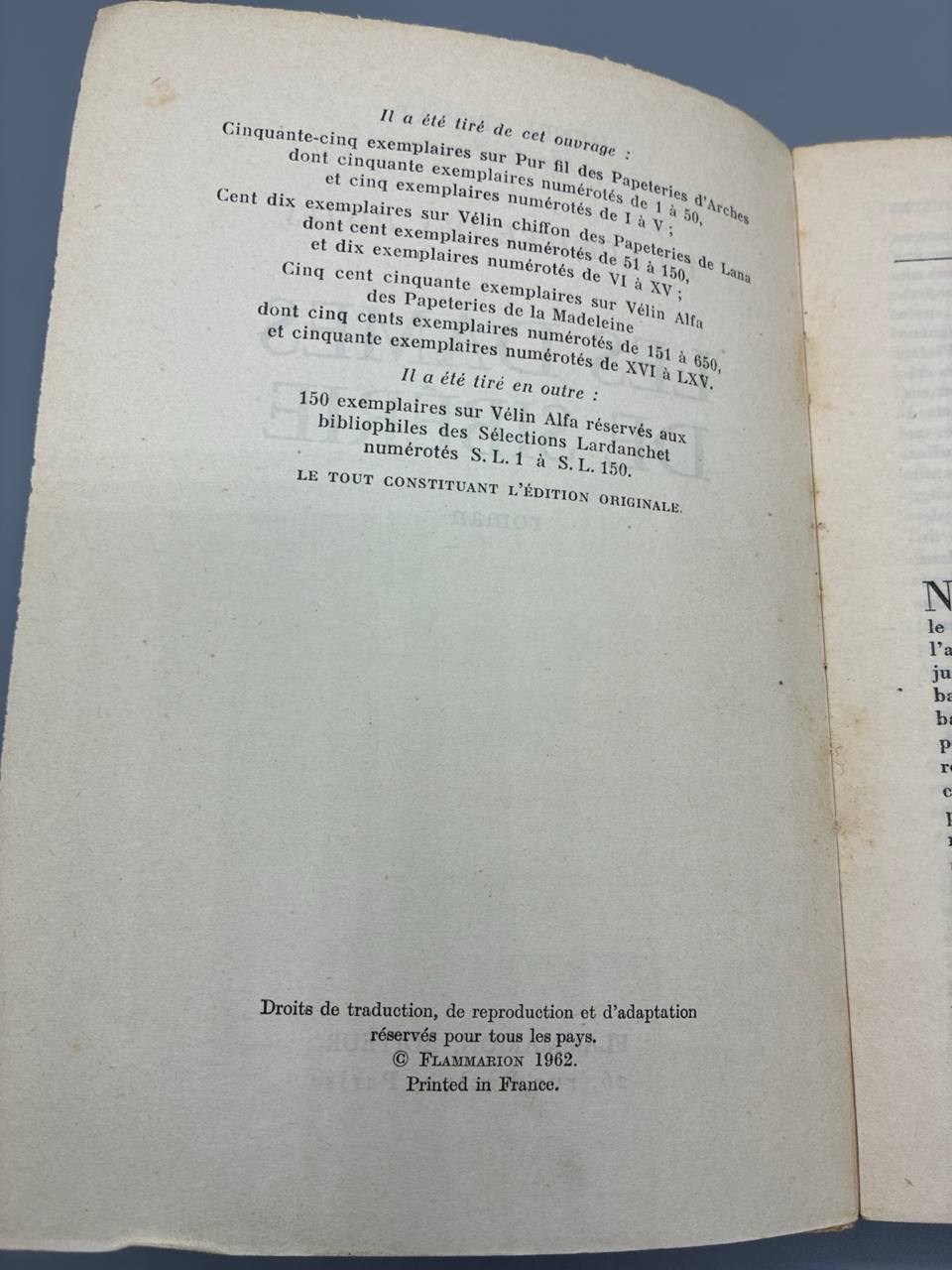 Les Dames de Sibérie – Henri Troyat – La Lumière des Justes IV – Flammarion, 1962 – Édition originale