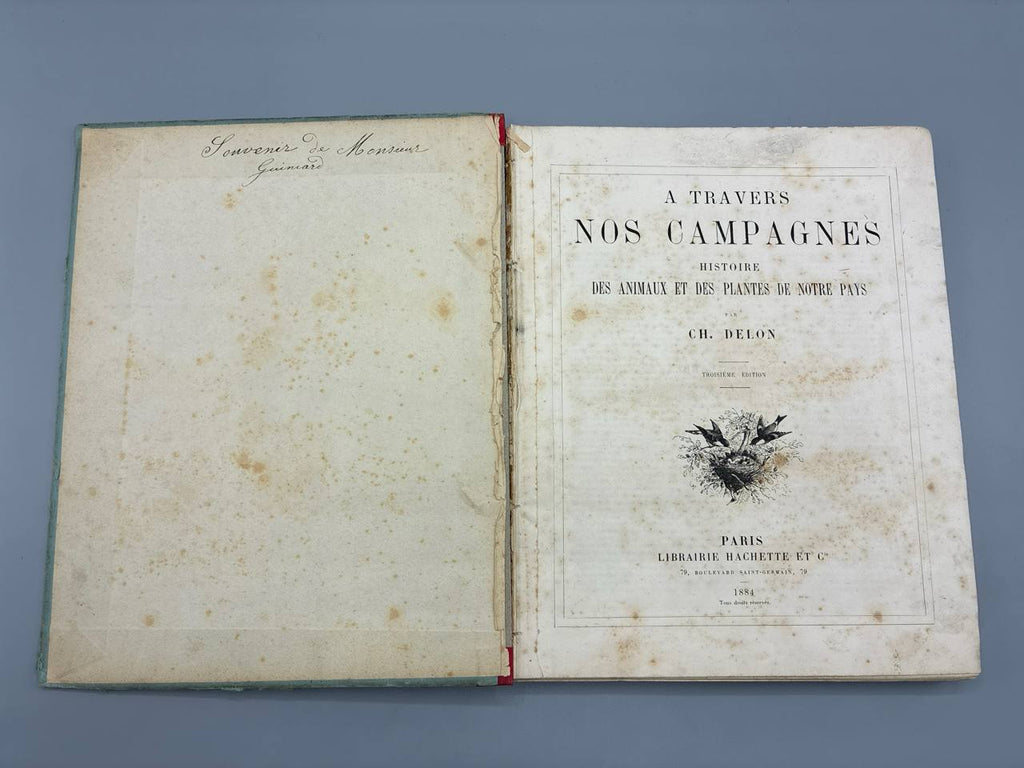 A Travers Nos Campagnes – Histoire des Animaux et des Plantes de Notre Pays – Ch. Delon – Hachette, 1884