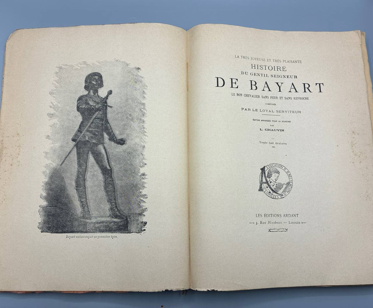 Histoire du Gentil Seigneur de Bayart – Le Loyal Serviteur – 38 gravures – Éditions Ardant, Limoges