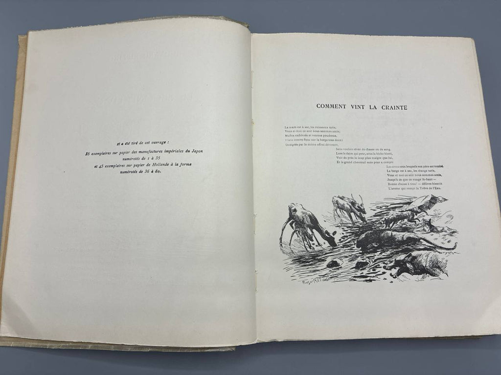 Rudyard Kipling – Le Livre de la Jungle et Le Second Livre de la Jungle – Édition bibliophilique Delagrave 1937-1938 – Illustrations Reboussin