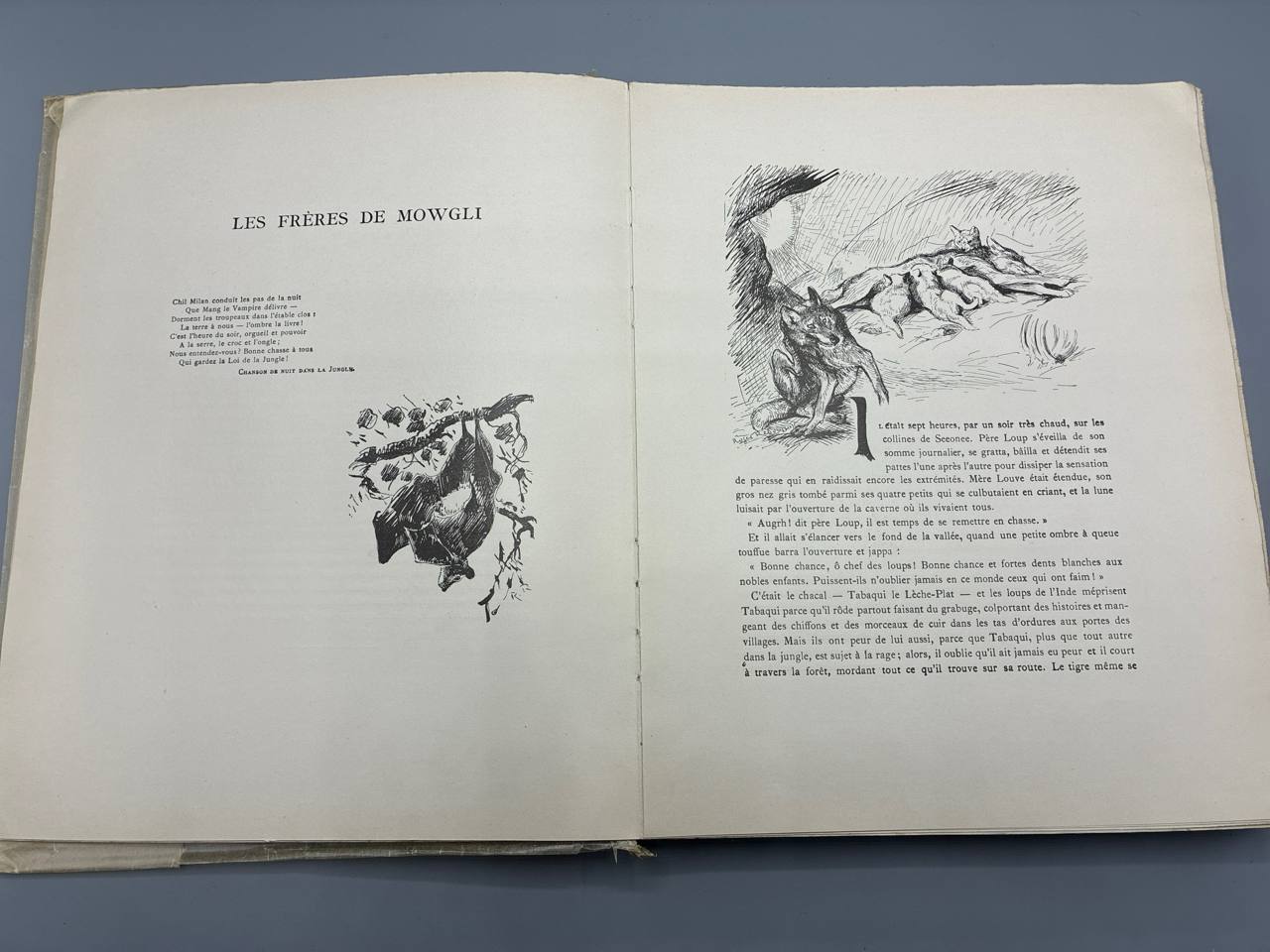 Rudyard Kipling – Le Livre de la Jungle et Le Second Livre de la Jungle – Édition bibliophilique Delagrave 1937-1938 – Illustrations Reboussin