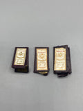 3 pochettes aiguilles à coudre Rainbow A la Pensée Superfine Sharps n8 n9 n10