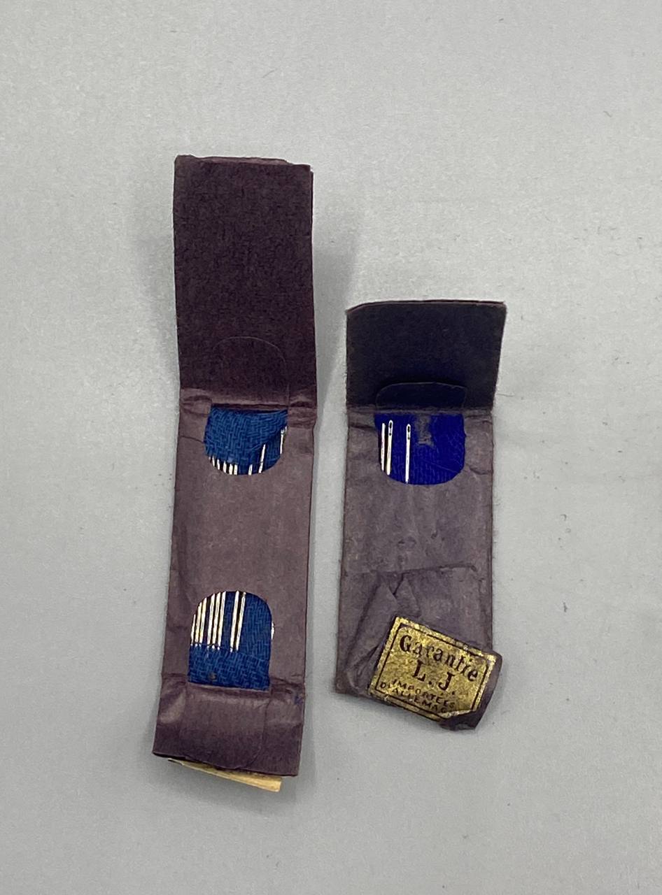 3 pochettes aiguilles à coudre Rainbow A la Pensée Superfine Sharps n8 n9 n10
