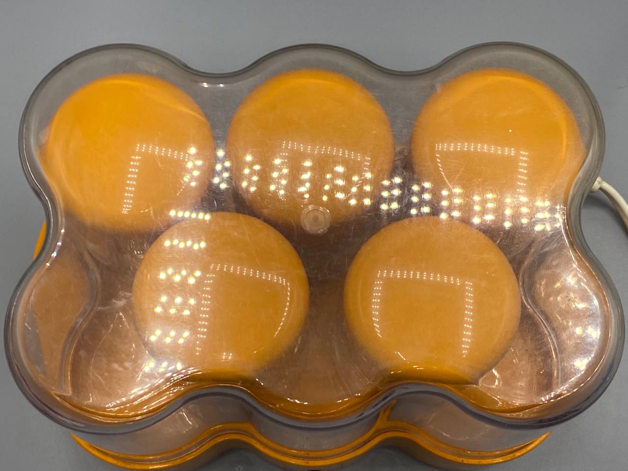 Yaourtière électrique Krups orange 5 pots verre couvercles orange