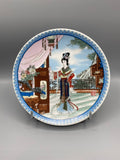 Assiette porcelaine chinoise Wang Xifeng serie Reve dans le Pavillon Rouge Hong Lou Meng