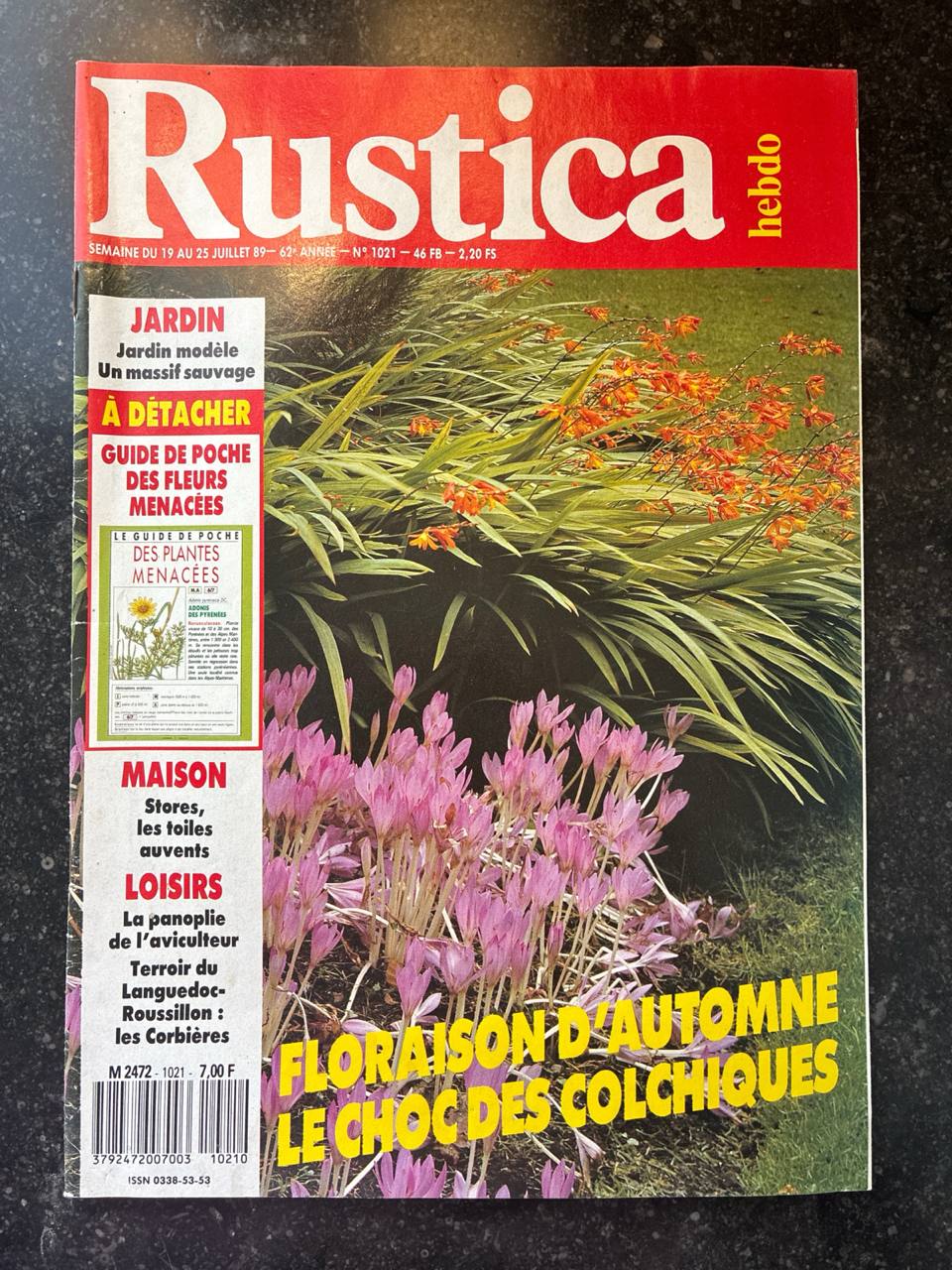 Rustica Hebdo N°1021 – 19 au 25 juillet 1989