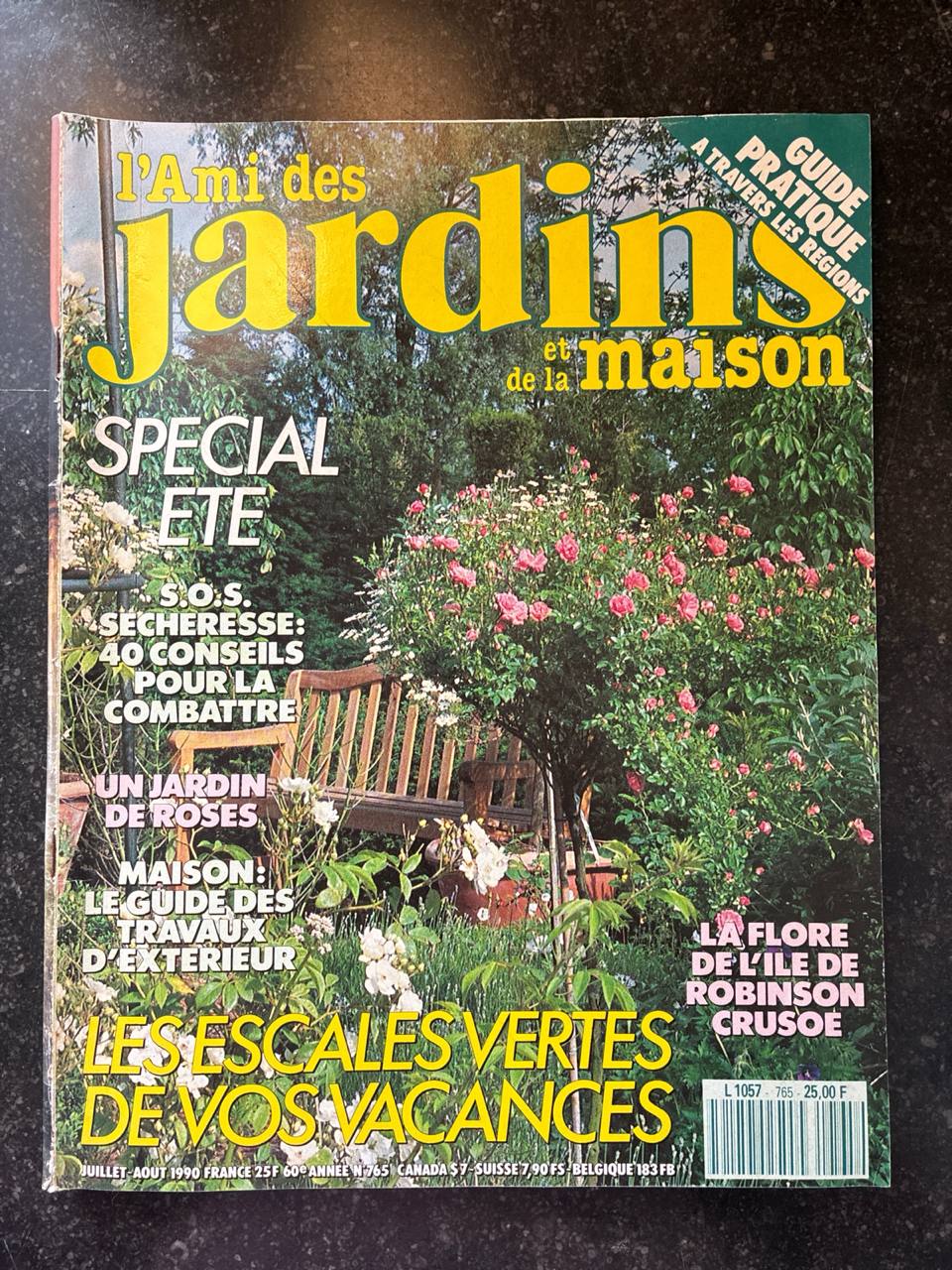 L'Ami des Jardins et de la Maison N°765 – juillet-août 1990