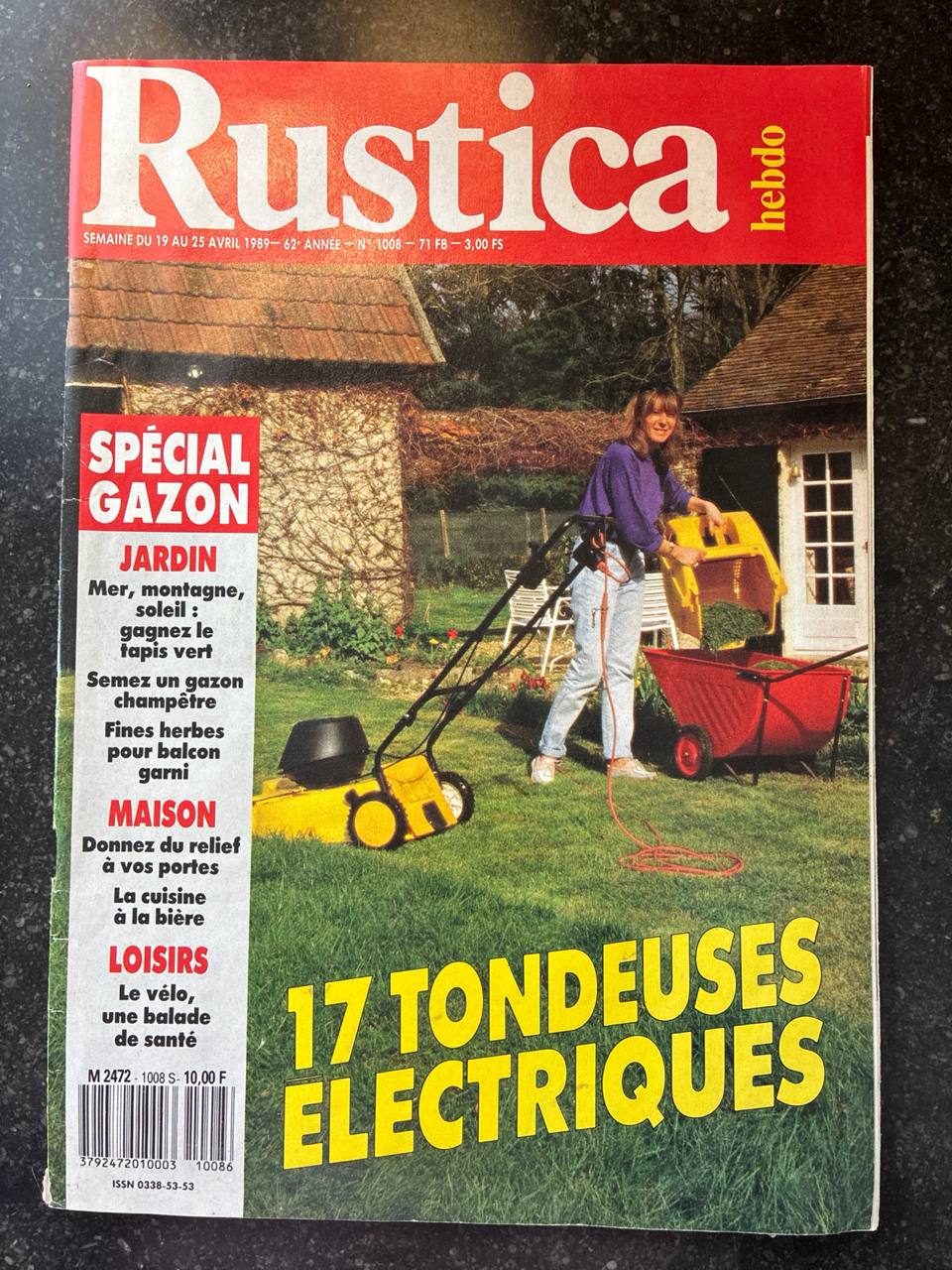 Rustica Hebdo N°1008 – 19 au 25 avril 1989