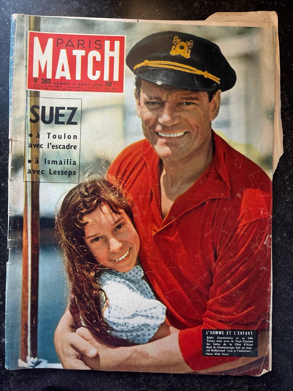 Paris Match N°383 – 11 août 1956