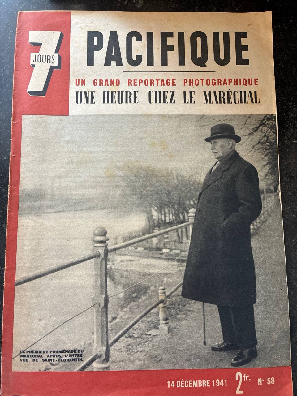 7 Jours n°58 – Pacifique – Une heure chez le Maréchal Pétain