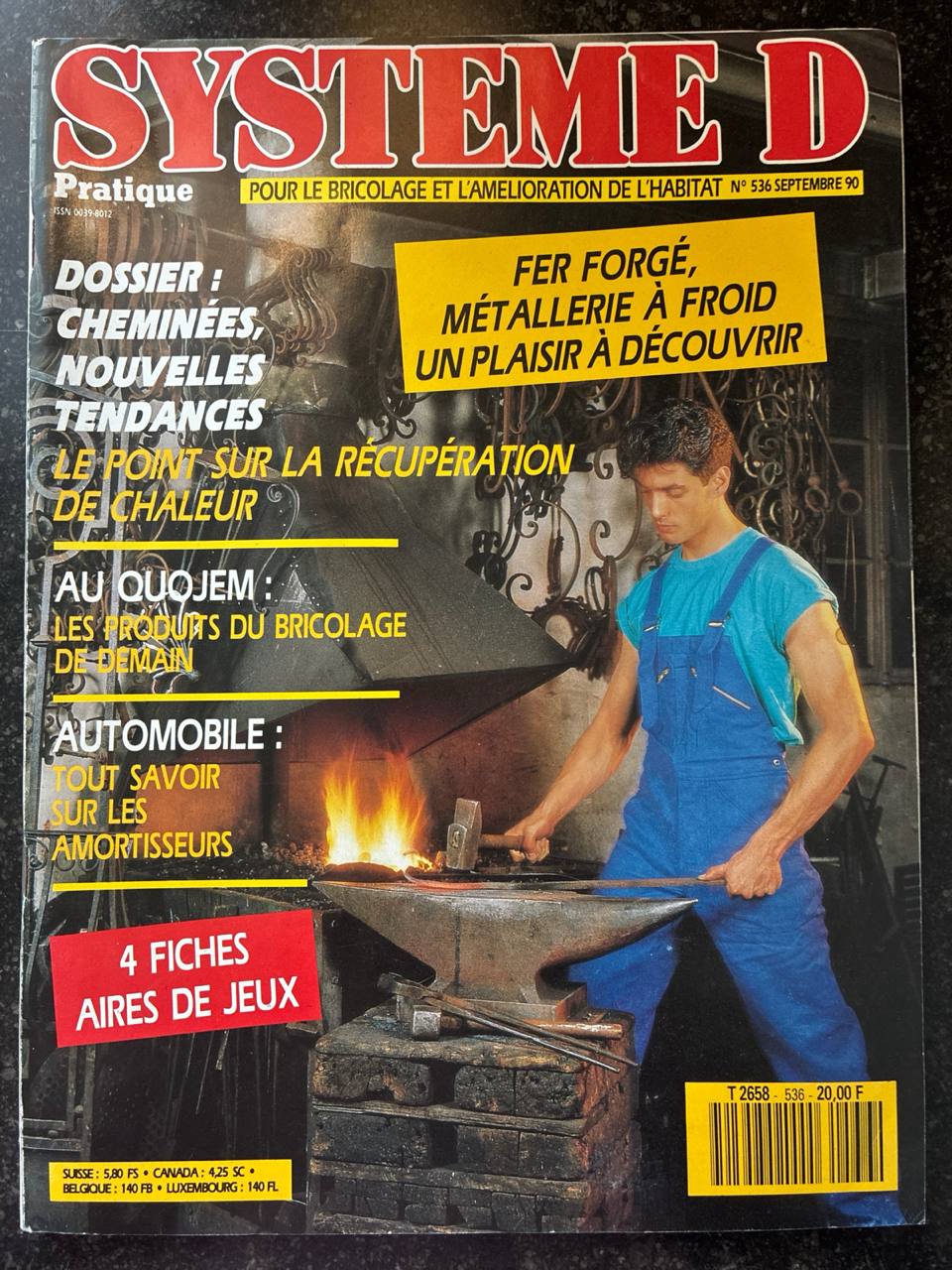 Système D Pratique n°536 – Fer forgé et métallerie à froid – Cheminées nouvelles tendances
