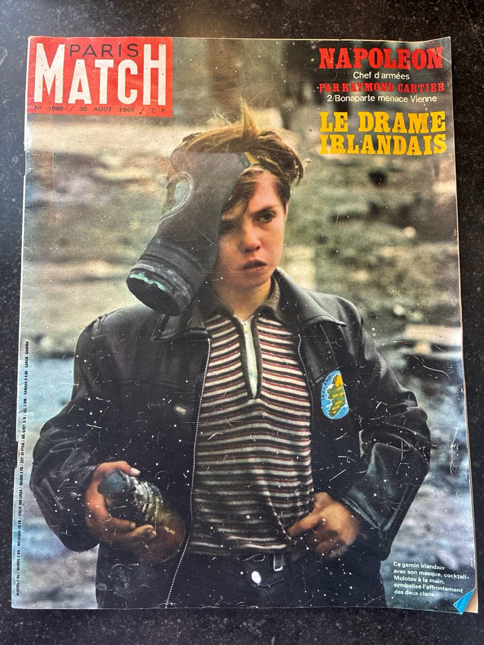 Paris Match n°1060 – Le drame irlandais – Napoléon par Raymond Cartier