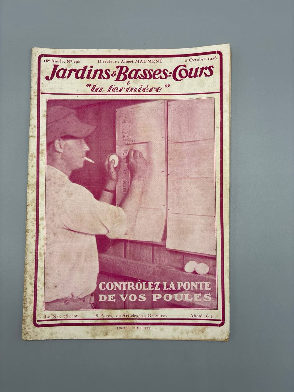 Jardins et Basses-Cours et la Fermière, N° 295, octobre 1926