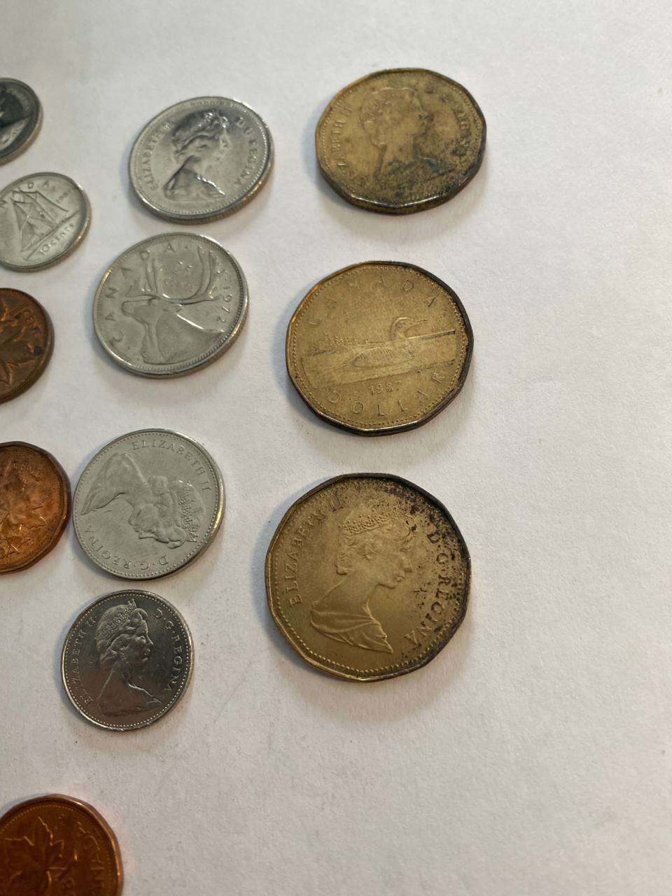 Lot de monnaies anciennes Canada et Îles Salomon – XXe siècle