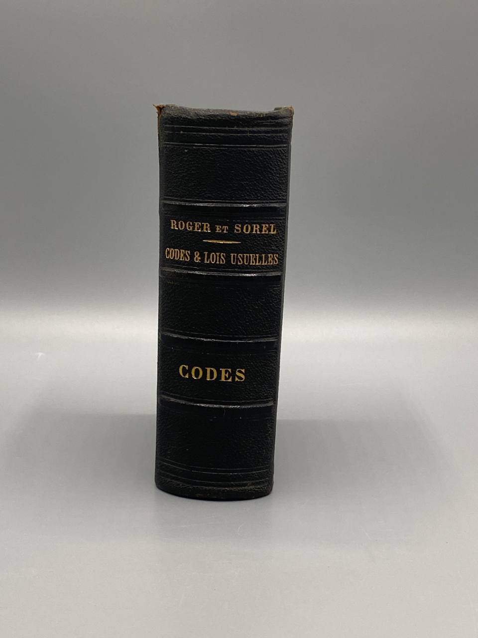 Codes et Lois Usuelles – Aug. Roger et Alex. Sorel – Garnier Frères, Paris, 1867