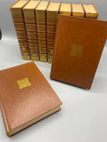 Sélection du Livre – Reader's Digest – Lot de 9 volumes – Reliures similicuir brun doré