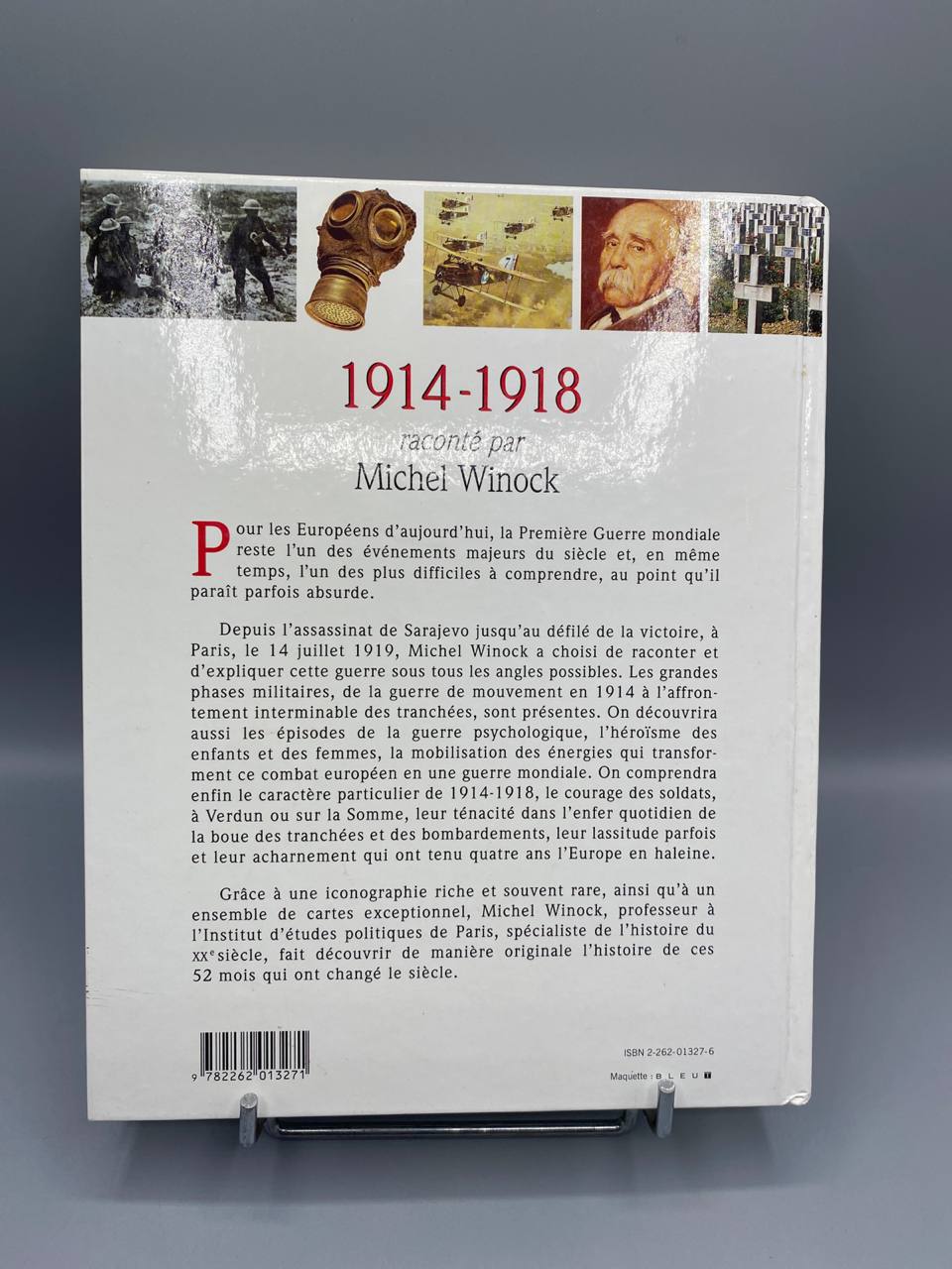 1914-1918 raconté par Michel Winock - quatrième de couverture