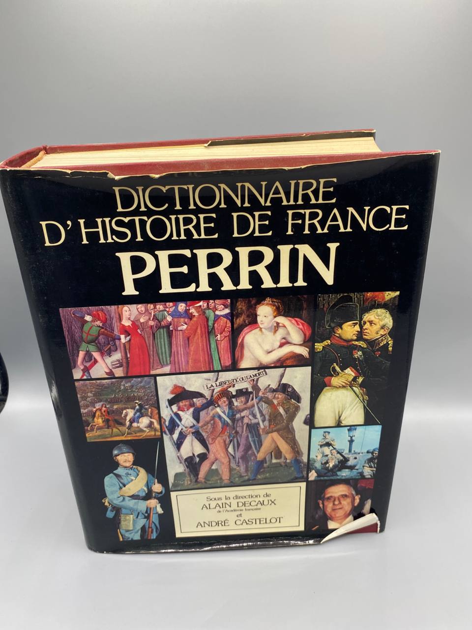 Dictionnaire d'Histoire de France Perrin - couverture avec jaquette