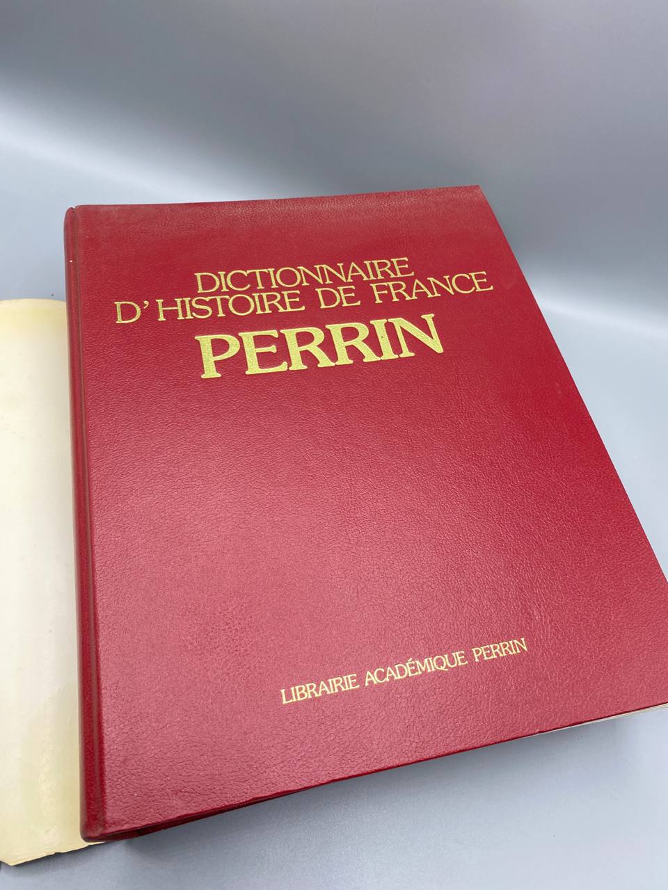 Dictionnaire d'Histoire de France Perrin - reliure toile rouge