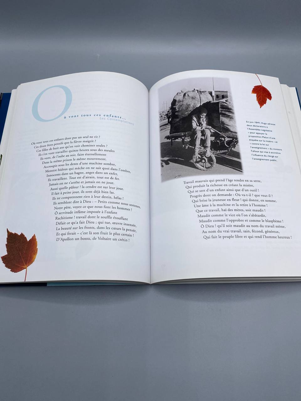 Cent poèmes de Victor Hugo, intérieur illustré poème Où vont tous ces enfants