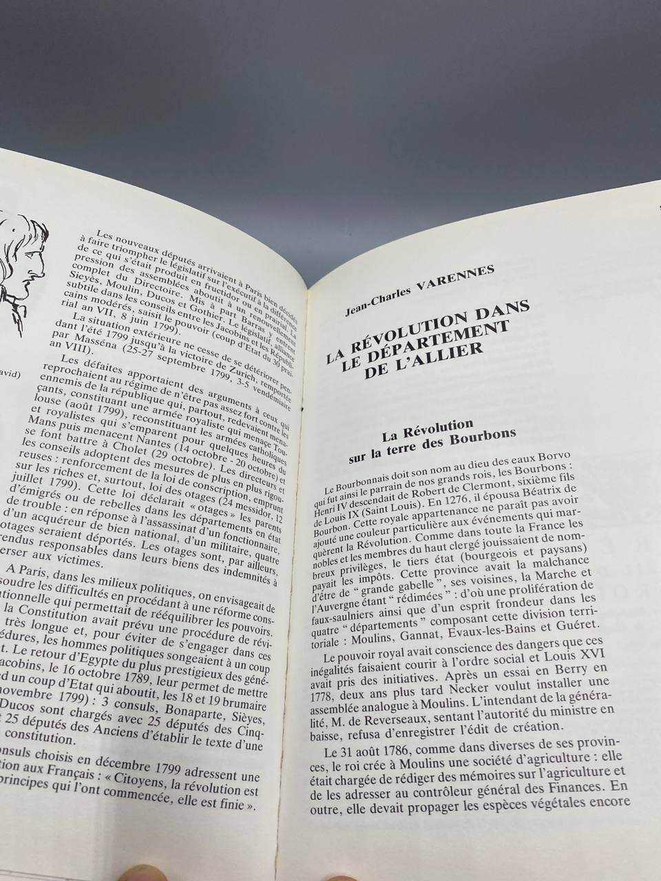 La Révolution dans l'Allier, intérieur chapitre La Révolution sur la terre des Bourbons