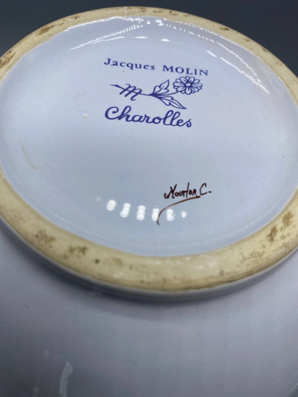 Pichet Charolles avec règle – hauteur environ 22 cm