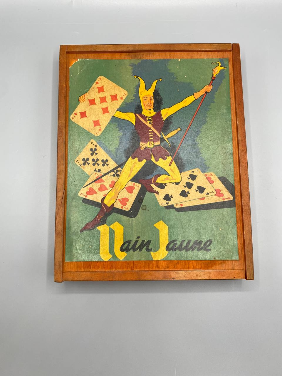 Coffret Nain Jaune Jeujura couvercle illustré joker cartes