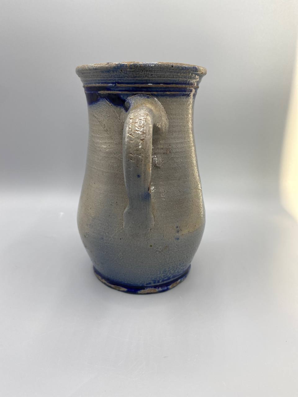 Pichet grès d'Alsace avec mètre, hauteur 16 cm